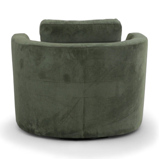 Charlotte Swivel Chair - Olive