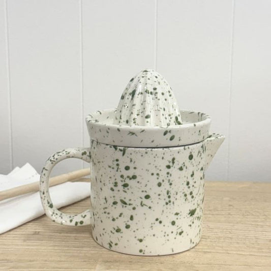 Alba Juicer Set - Green Speckle