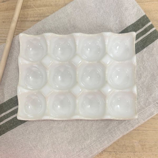 Alba Egg Tray - White