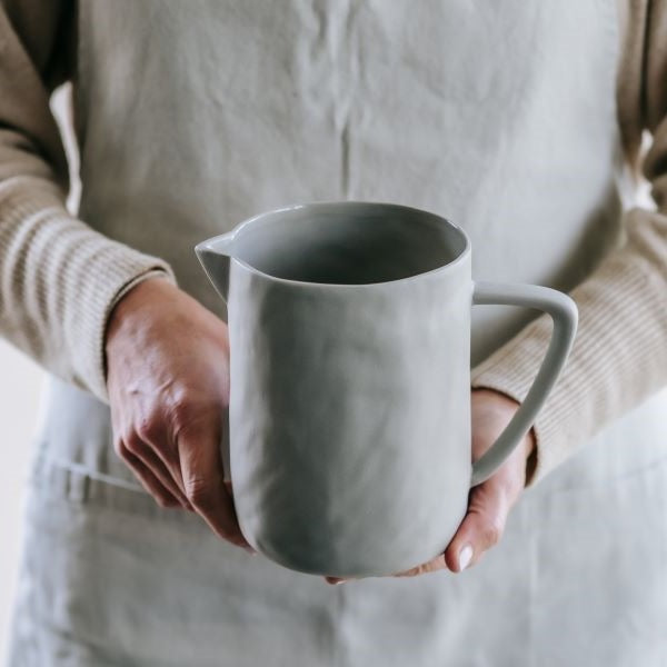 Flax Water Jug - Grey