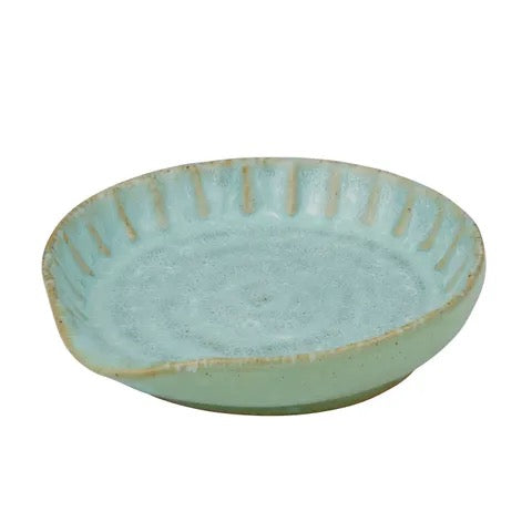 Studio Ceramic Spoon Rest - Surf