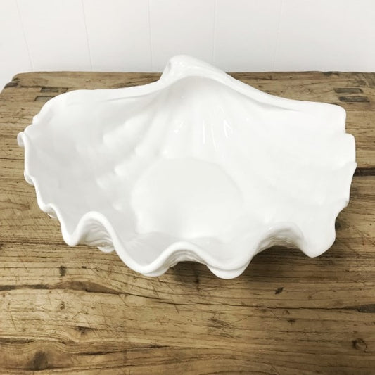 Clam Bowl Medium - White