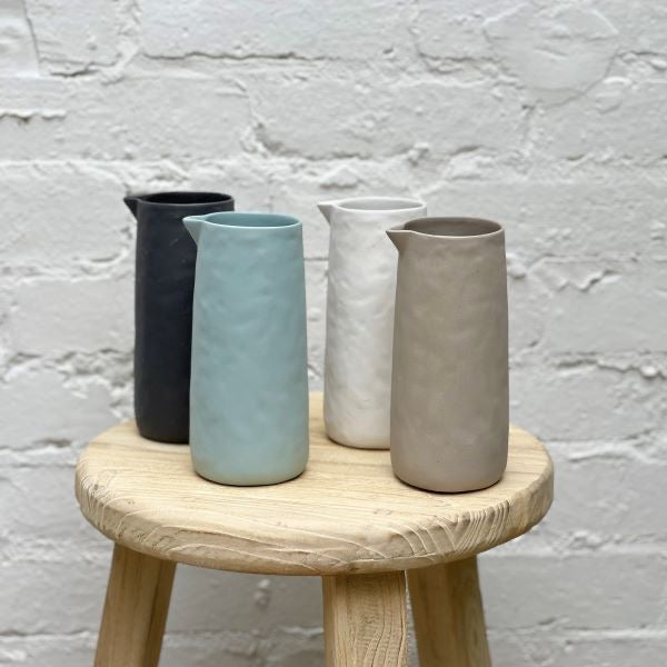 Flax Jug No Handle - Duck Egg