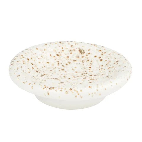 Massimo Ceramic Dish - Ivory & Brown