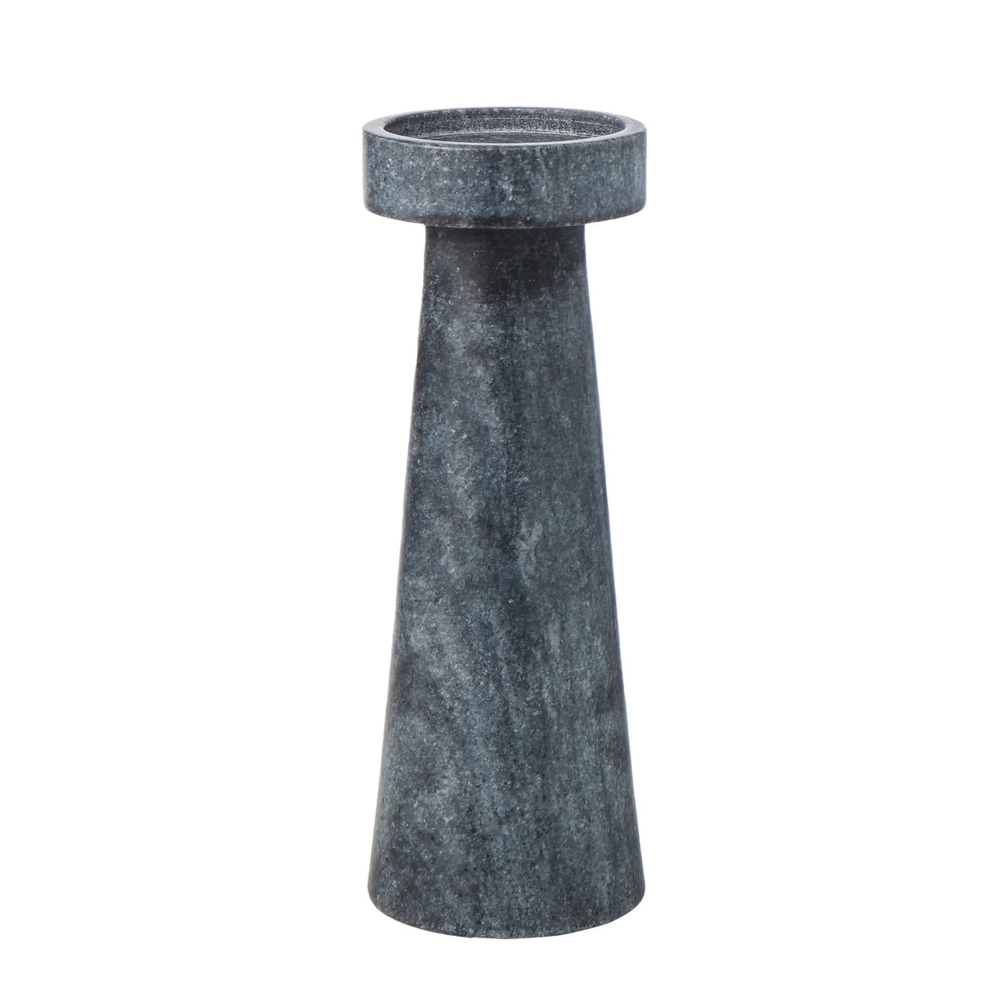Blythe Marble Candle Holder - Black/L