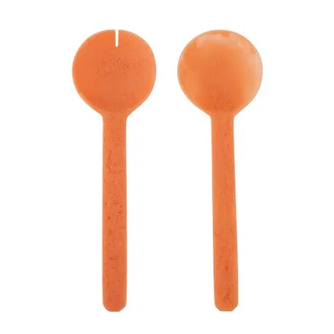 Kip Set/2 Resin Servers - Papaya