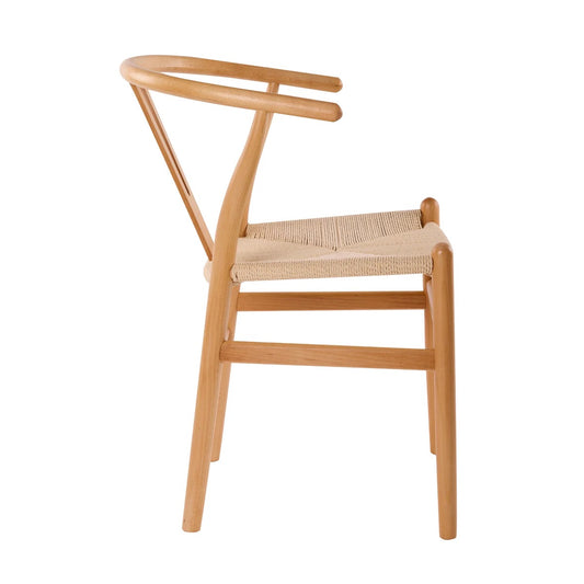 Arc Whishbone Chair - Natural/Natural