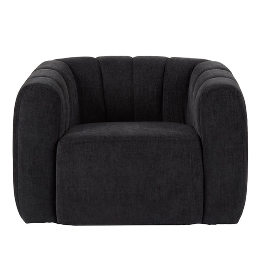 Amalfi Omaha Swivel Chair - Dark Grey