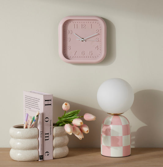 Nico Wall Clock - Pink