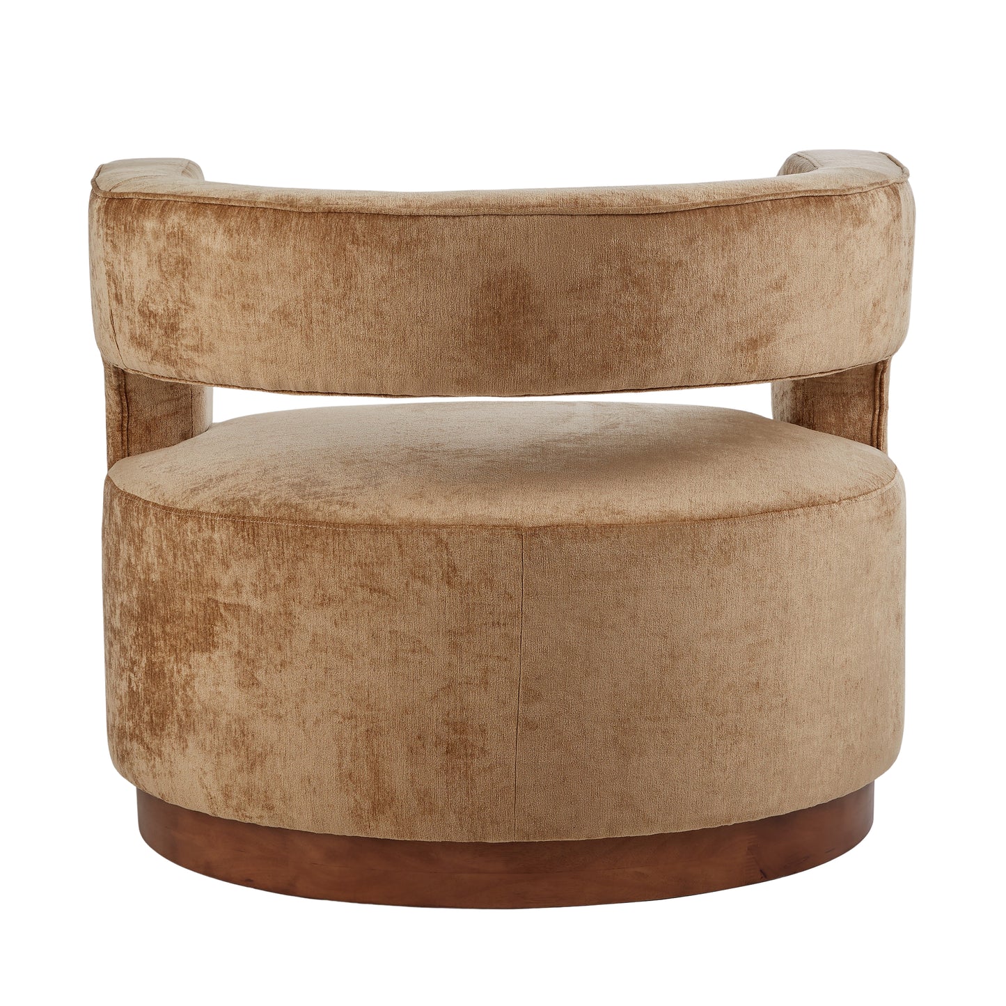 Grand Designs Gold Aged Velvet Armchair