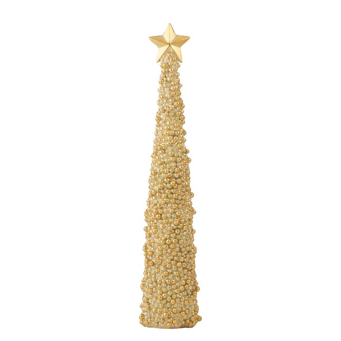 Embelished Tree Resin - Gold