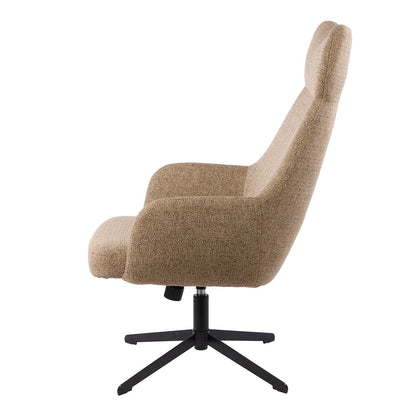 Academy Lewis Adjustable Chair with Footrest - Taupe & Black