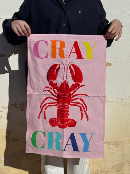 Cray Cray Tea Towel