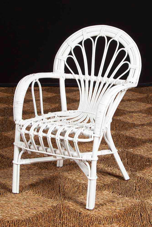 Childrens Garden Chair - White