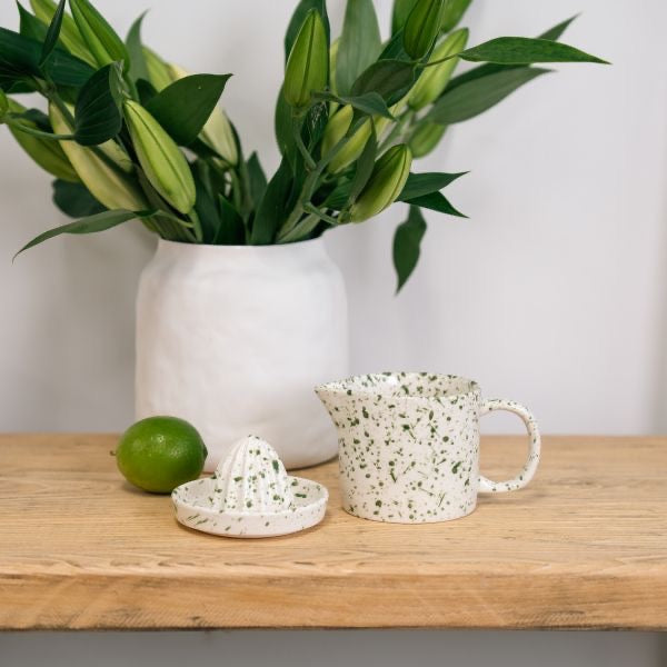 Alba Juicer Set - Green Speckle