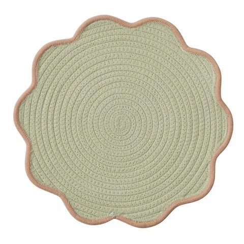 Sonny Placemat - Mint/Peach