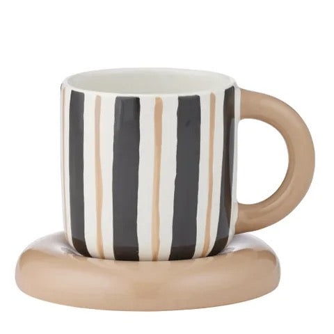 Candy Ceramic Cup & Saucer Set