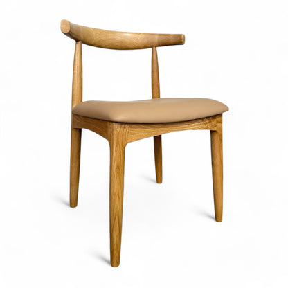 Torro Oak Dining Chair - Nude