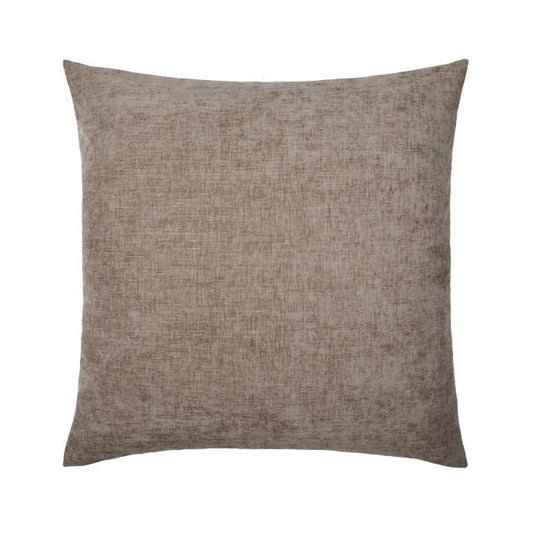 Bellanger Chenille Cushion - Mushroom/Flax