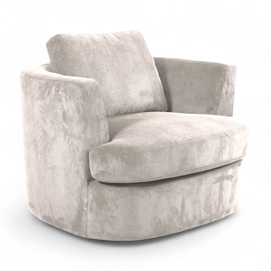 Charlotte Swivel Chair - Oat