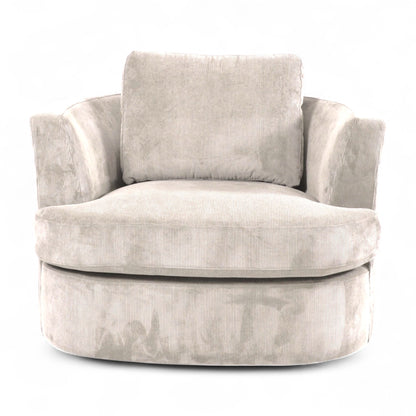 Charlotte Swivel Chair - Oat