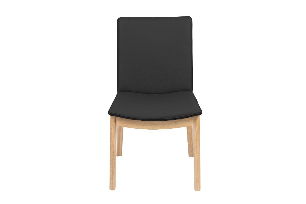Bocca Leather Dining Chair - Black