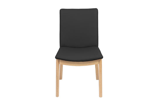 Bocca Leather Dining Chair - Black