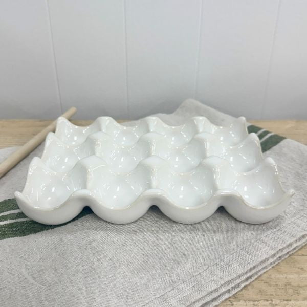 Alba Egg Tray - White