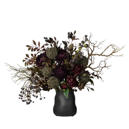 Rogue Chrysanthemum Fig Garden Mix - Maliah Pot Purple