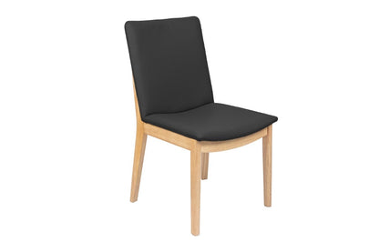 Bocca Leather Dining Chair - Black