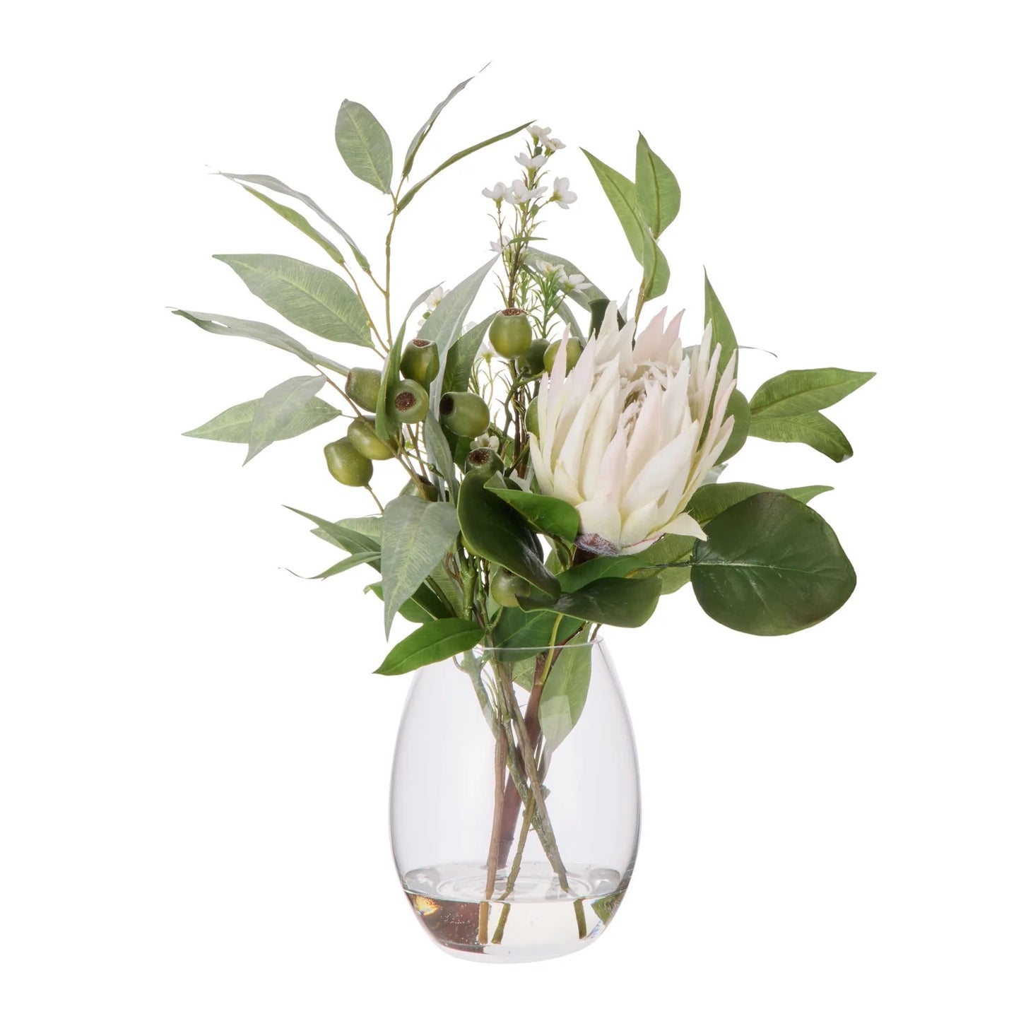 Rogue King Protea Native Mix - Claire White & Green