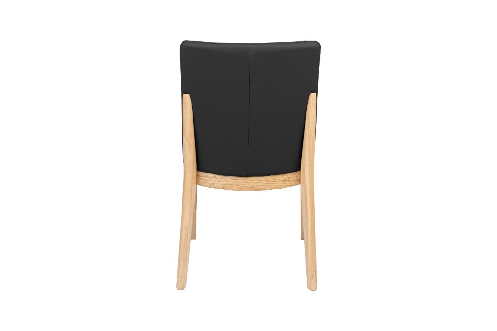 Bocca Leather Dining Chair - Black