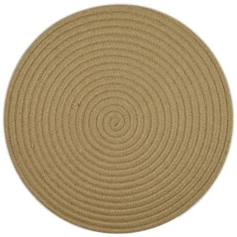 Demi Cotton Round Placemat - Natural