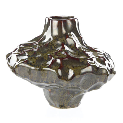 Silva Ceramic Vase - Small/Green
