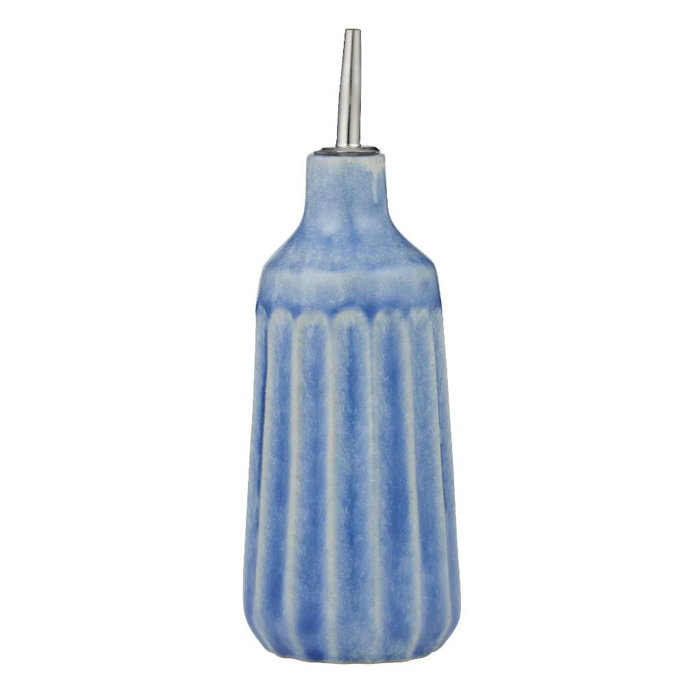 Studio Ceramic Oil Bottle - Denim