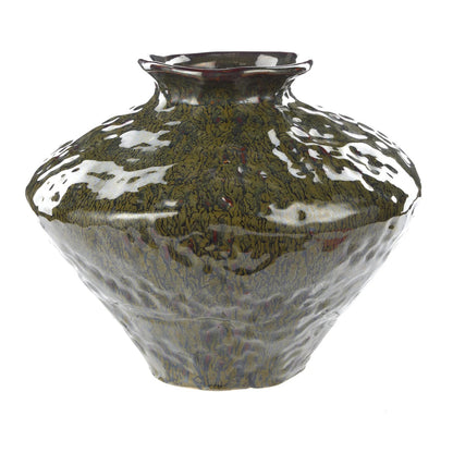 Silva Ceramic Vase - Medium/Green