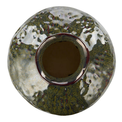 Silva Ceramic Vase - Medium/Green