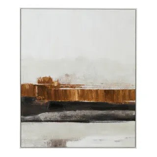 Auguste White Frame Oil Painting