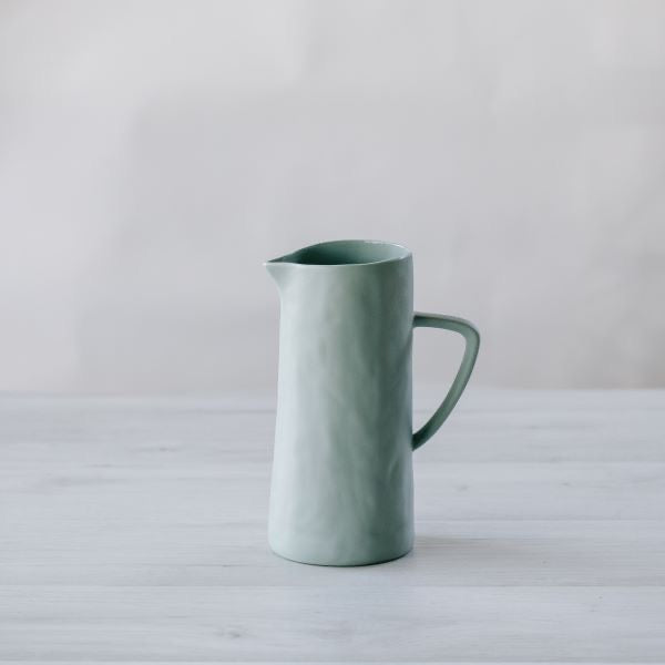 Flax Jug With Handle - Duck Egg