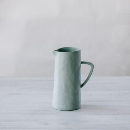 Flax Jug With Handle - Duck Egg