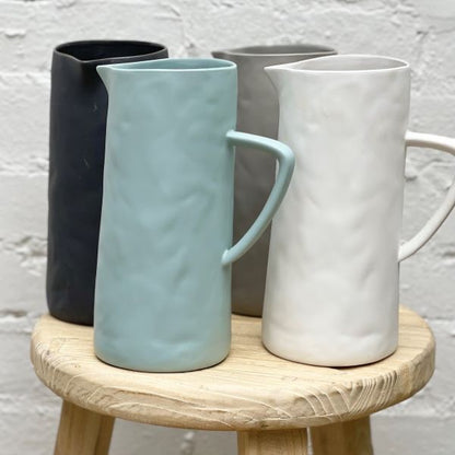 Flax Jug With Handle - Duck Egg