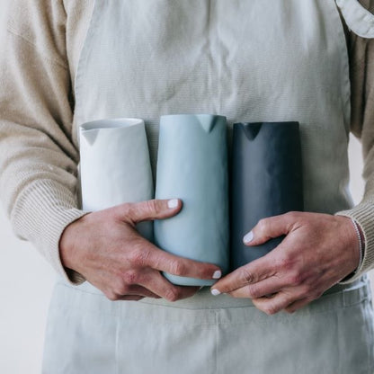 Flax Jug No Handle - Duck Egg