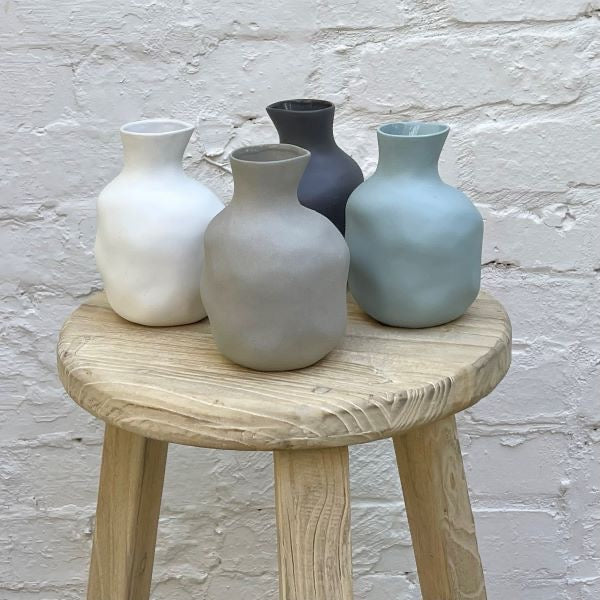 Flax Saki Bottle - White