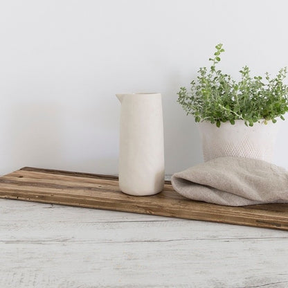 Flax Jug No Handle - White