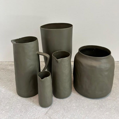 Flax Jug No Handle - Khaki