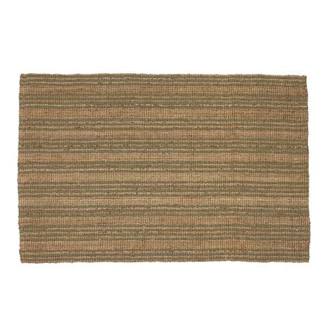 Julien Heavy Jute Rug - Natural & Olive
