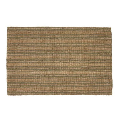 Julien Heavy Jute Rug - Natural & Olive