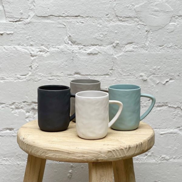 Flax Ceramic Mug - Charcoal