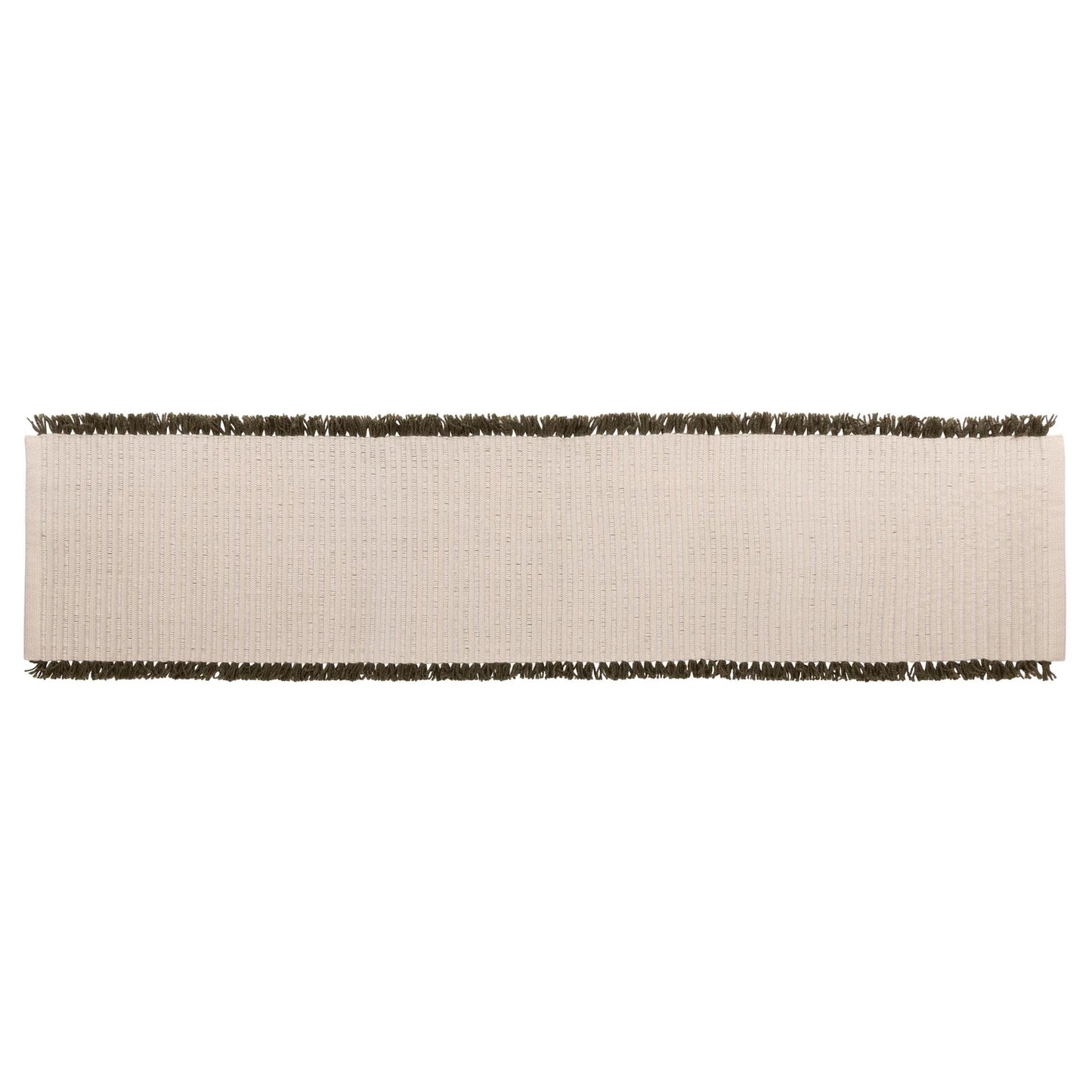 Isla Fringe Table Runner - Green