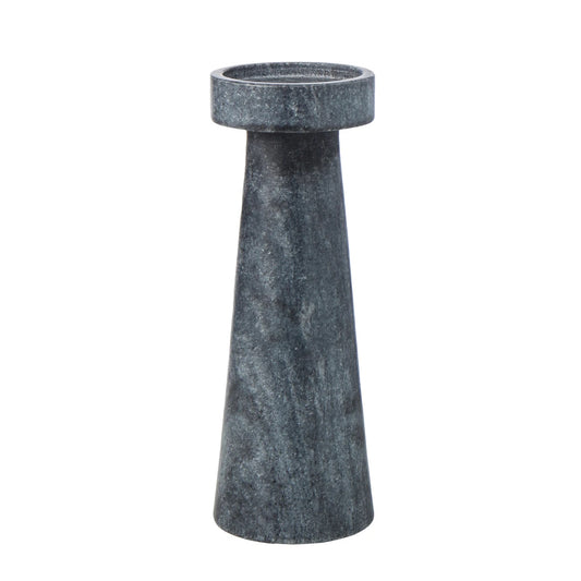 Blythe Marble Candle Holder - Black/L